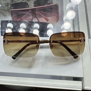 Vintage brown Chanel glasses